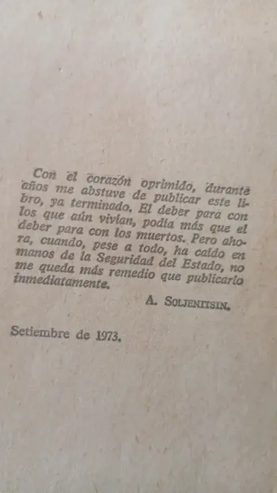 Libro Archipiélago Gulag de Alexandr Soljenitsin - miniatura 3