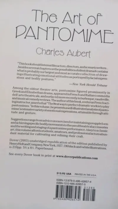 Libro 'The Art of Pantomime' de Charles Aubert - miniatura 2