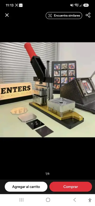 Máquina para Imán de Refrigerador con Cortador - miniatura 1