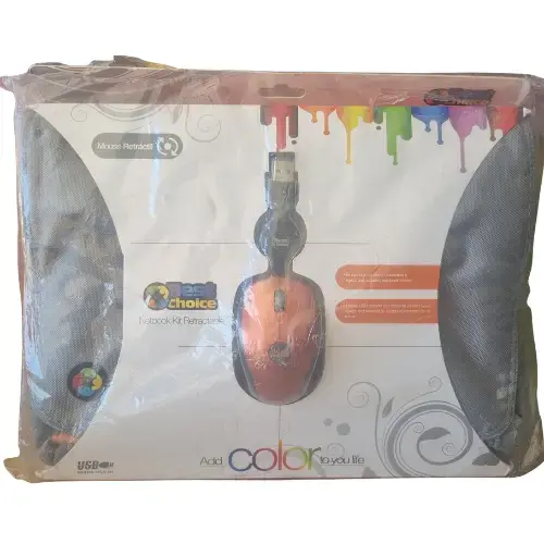 Bolso + Mouse optico retractil - 1