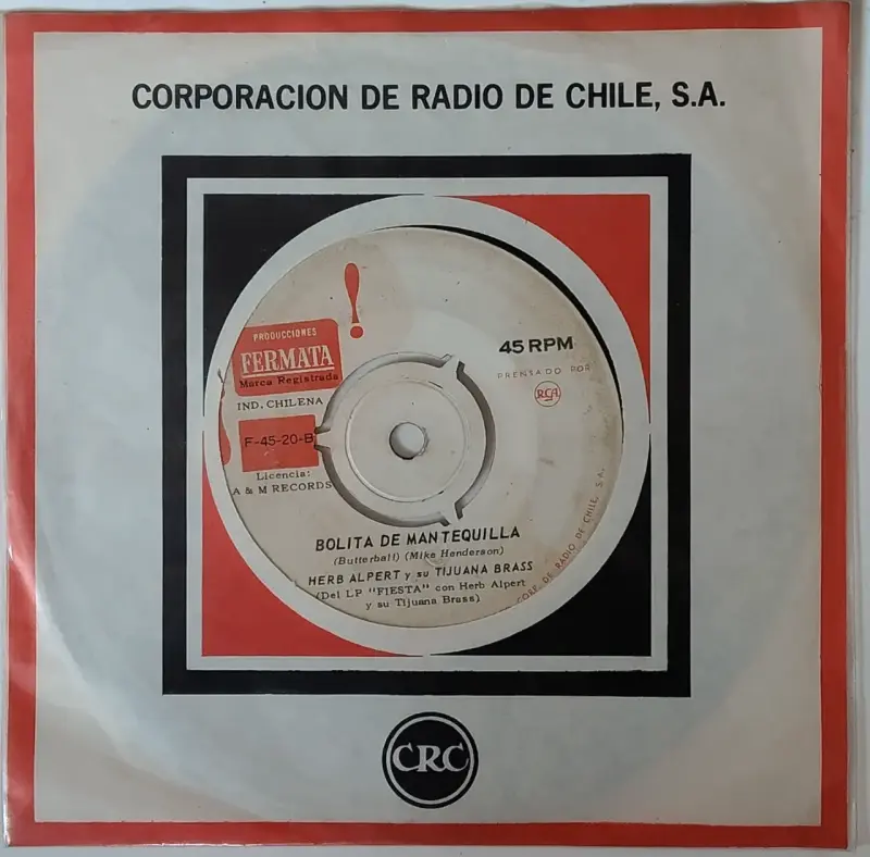 Disco de vinilo 45 RPM Herb Alpert y su Tijuana Brass - 3