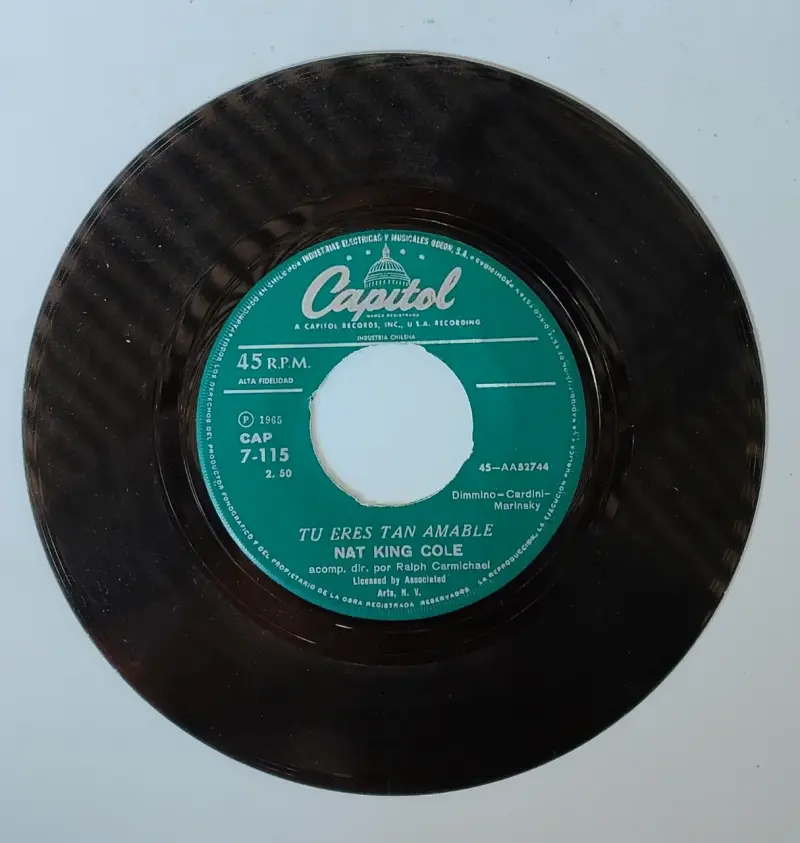Disco de vinilo Nat King Cole 'Amor' 1965 - 2