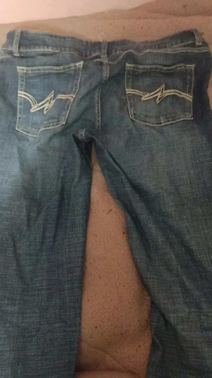 Jeans de mezclilla azul para hombre