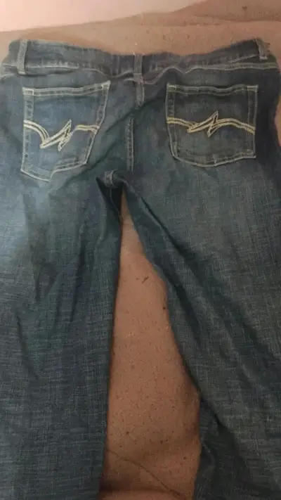 Jeans de mezclilla azul para hombre - miniatura 1