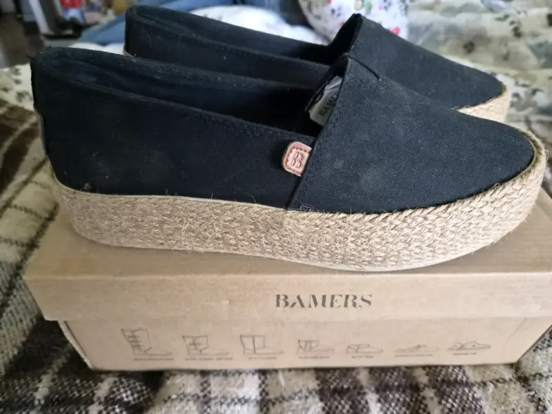 Alpargatas negras Bamers Sandy Mid II talla 37 - 1