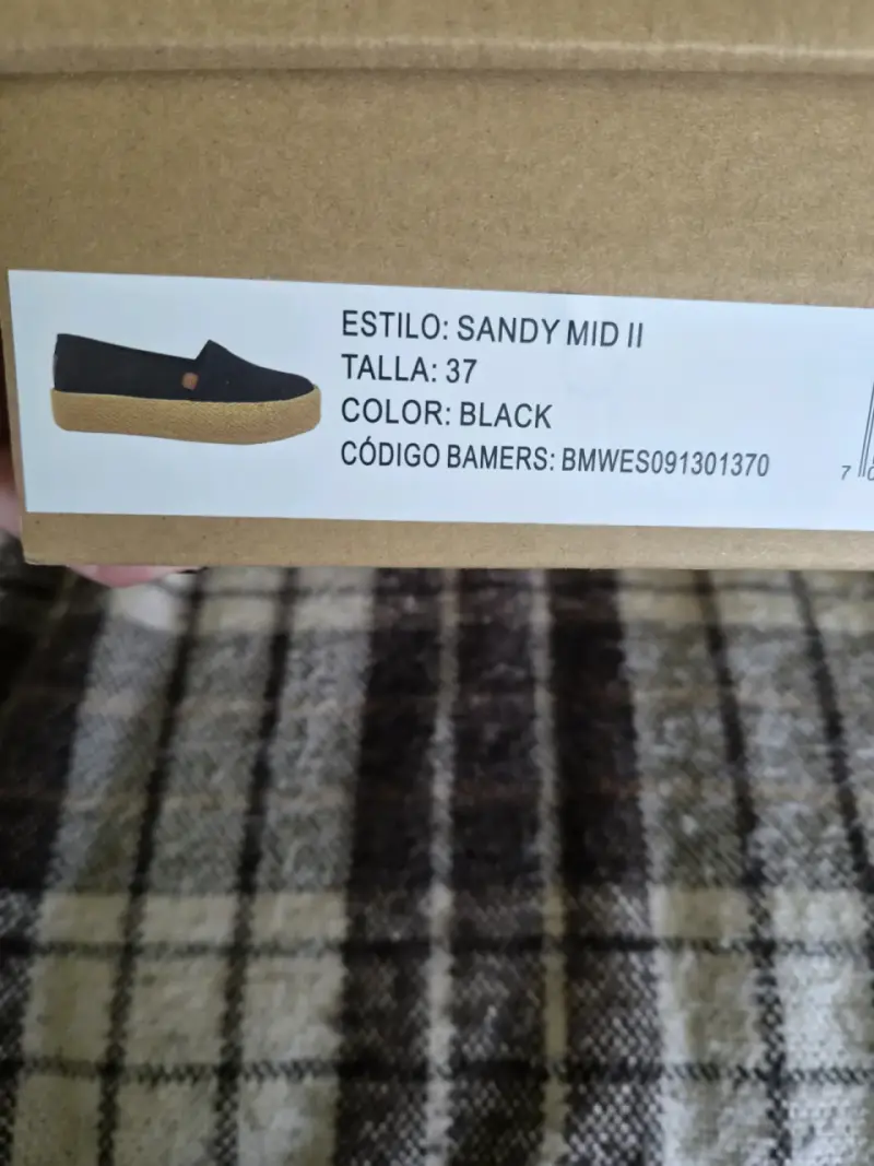 Alpargatas negras Bamers Sandy Mid II talla 37 - 3