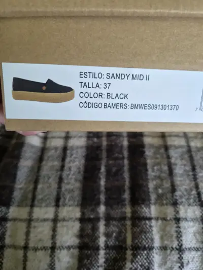 Alpargatas negras Bamers Sandy Mid II talla 37 - miniatura 3