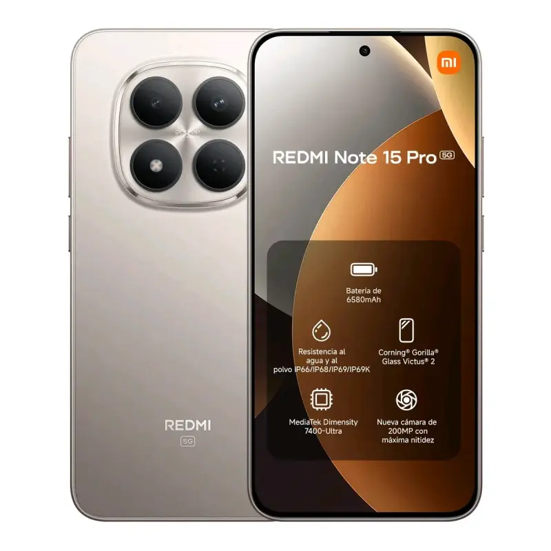 Smartphone Redmi Note 15 Pro 5G con cámara de 200MP - 1