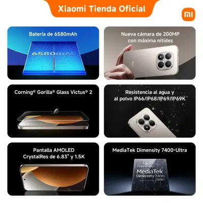 Smartphone Redmi Note 15 Pro 5G con cámara de 200MP - miniatura 6