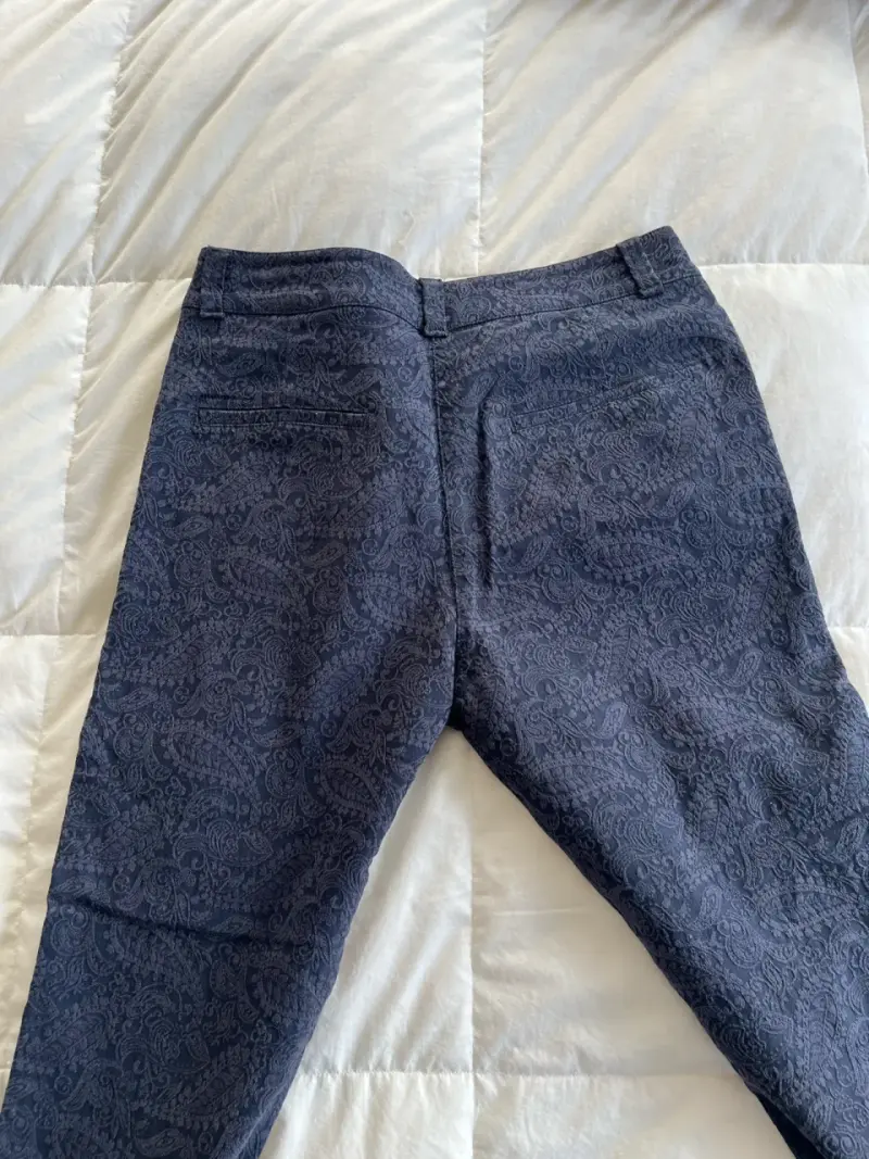 Pantalones estampados azul mujer Umbrale - 2