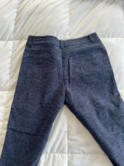 Pantalones estampados azul mujer Umbrale - miniatura 2