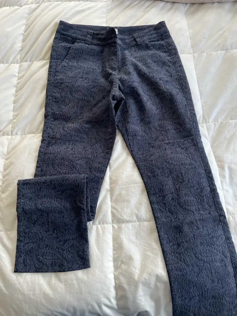 Pantalones estampados azul mujer Umbrale - 4