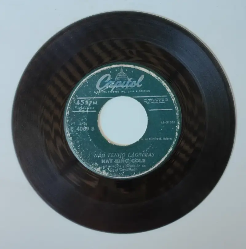 Disco de vinilo 45 RPM Nat King Cole - 1