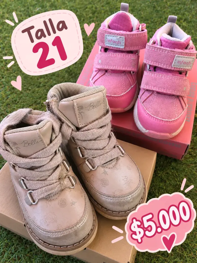 Zapatillas Skechers Go Run y Botas Infanti Talla 21 - 2