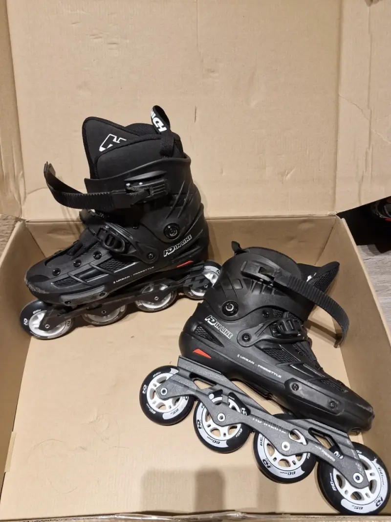 Patines en línea negros HD Inline Freestyle - 2