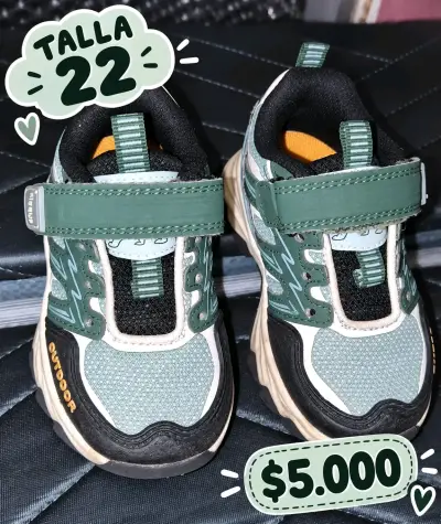 Zapatillas deportivas talla 22 para niños - miniatura 1
