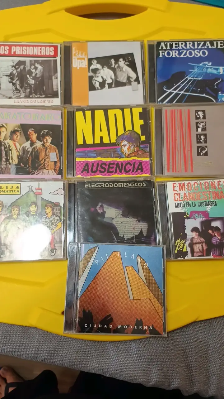 Colección de CDs Rock Chileno 80 - 1