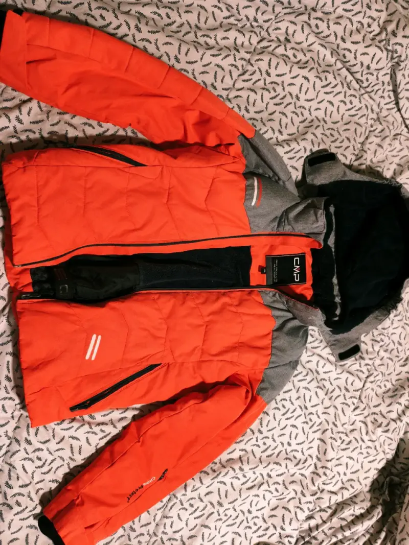 Conjunto de esquí para niño CMP rojo y gris - 1