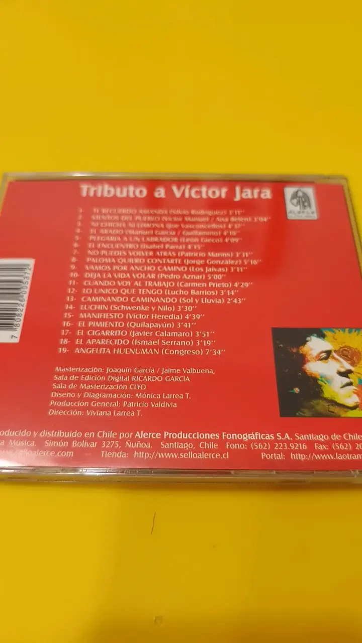 CD Tributo a Víctor Jara con varios artistas - 2