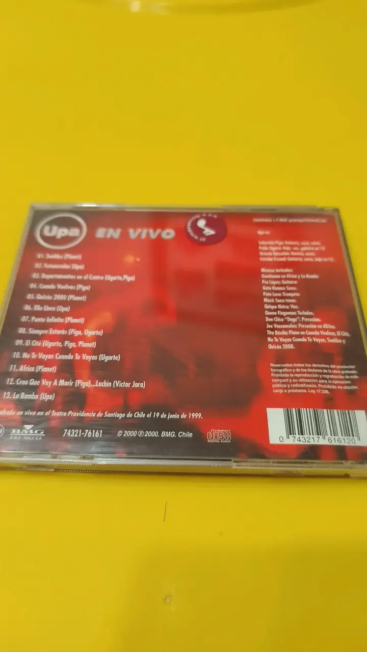 CD de música Upa En Vivo - 2