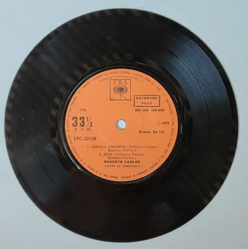 Disco vinilo 33 RPM Roberto Carlos CBS - 1
