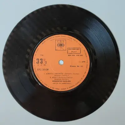 Disco vinilo 33 RPM Roberto Carlos CBS - miniatura 1