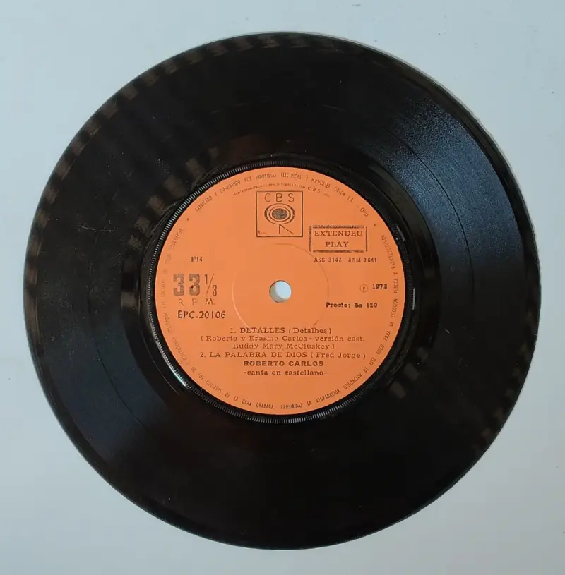 Disco vinilo 33 RPM Roberto Carlos CBS - 2