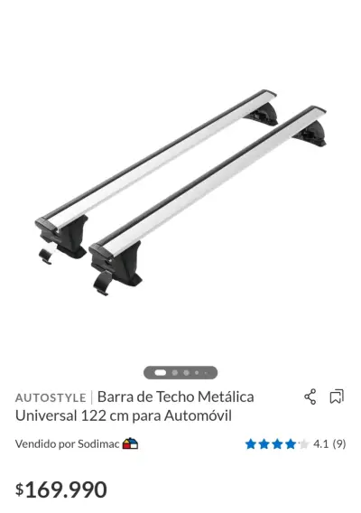 Barras portaequipaje Autostyle - miniatura 2