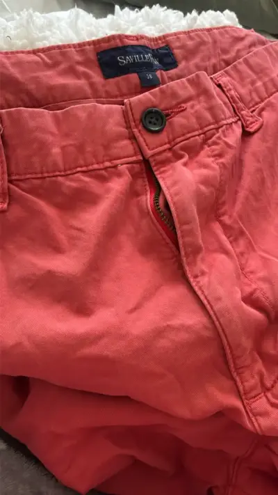 Pantalones cortos rojos para hombre Saville Row - miniatura 3