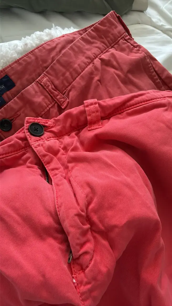 Pantalones cortos rojos para hombre Saville Row - 4