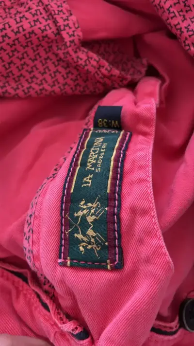 Pantalones cortos rojos para hombre Saville Row - miniatura 5
