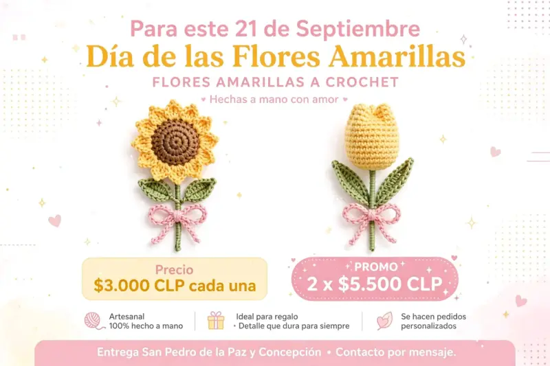 Flores amarillas para este 21 de septiembre