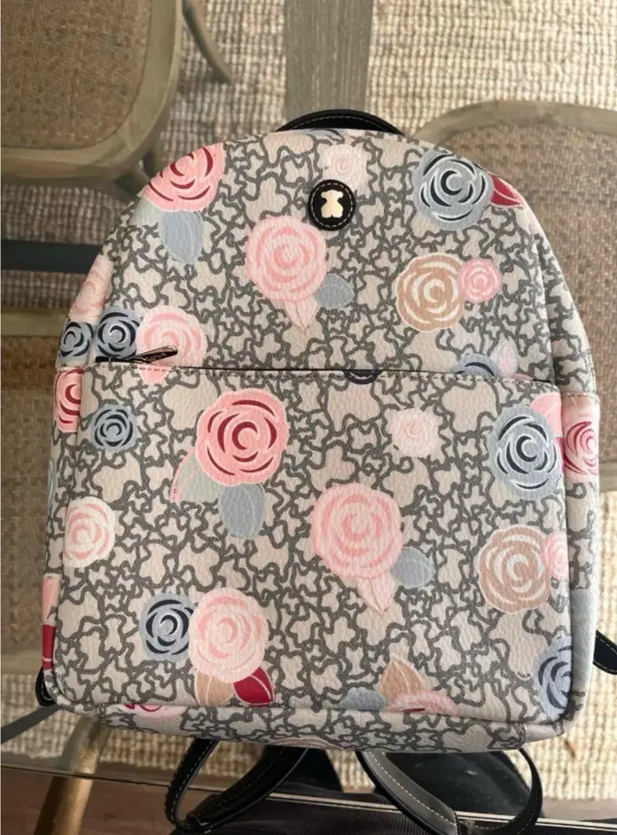 Mochila TOUS Kaos mini roses multinegro