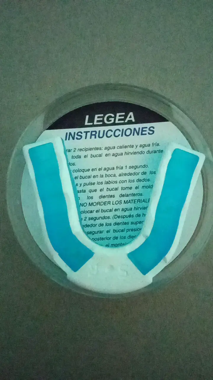 Protector bucal deportivo Legea azul - 2