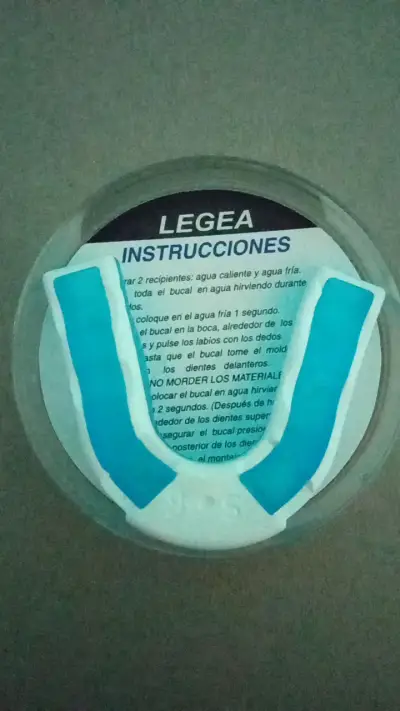 Protector bucal deportivo Legea azul - miniatura 2