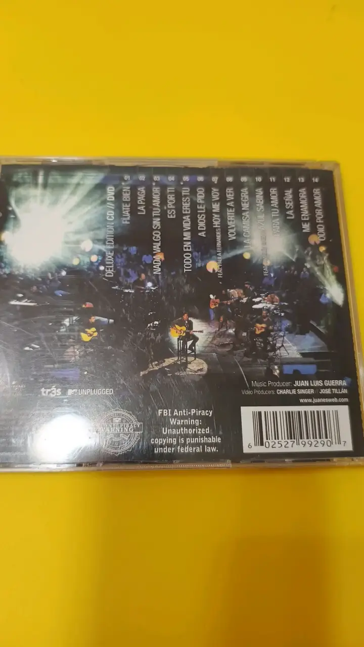 CD y DVD Juanes MTV Unplugged Deluxe - 2