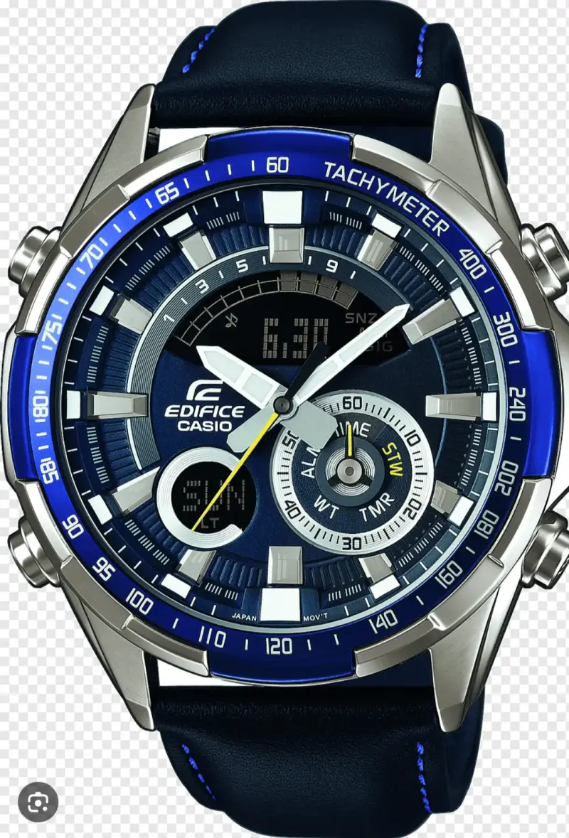 Reloj Casio Edifice Cronógrafo Azul - 2