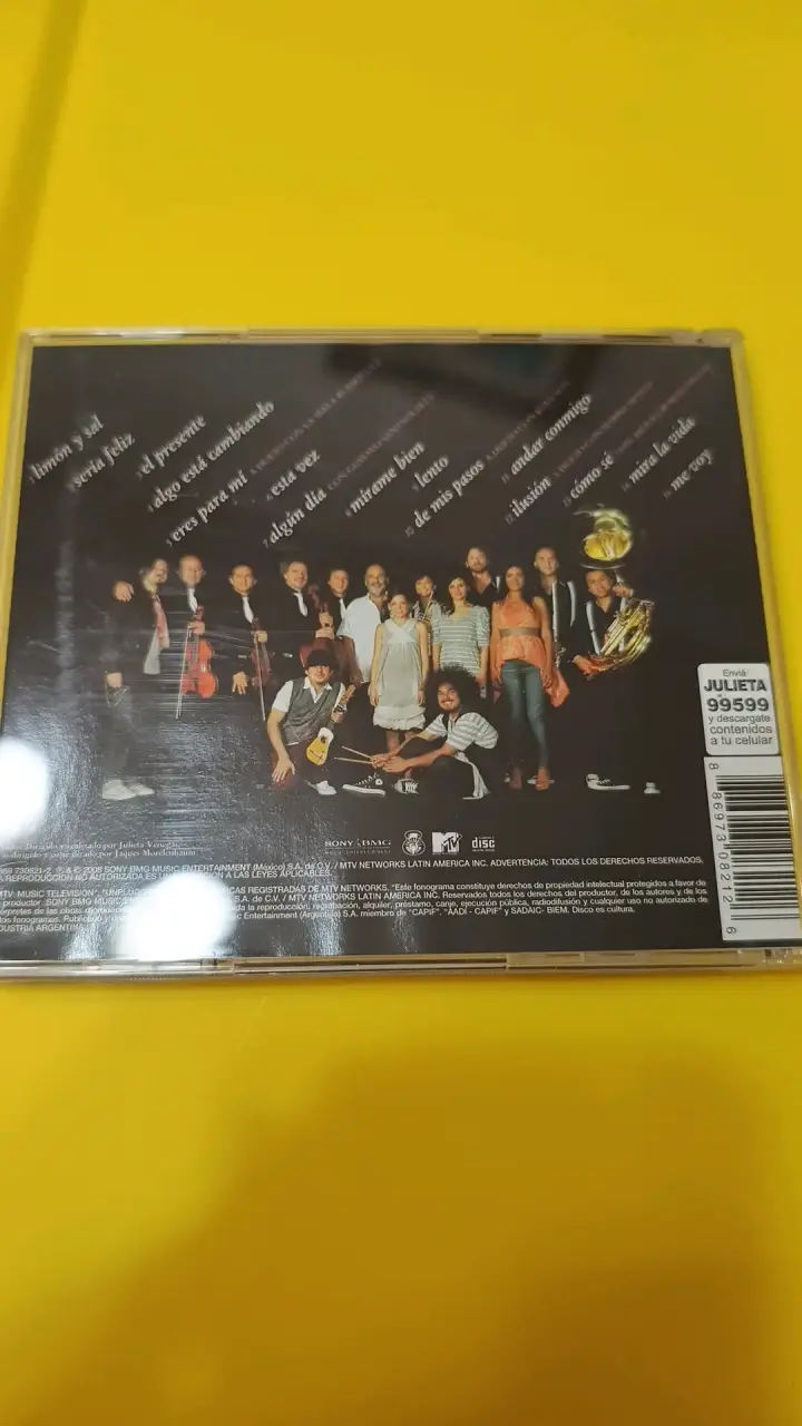 CD Julieta Venegas MTV Unplugged en buen estado - 3