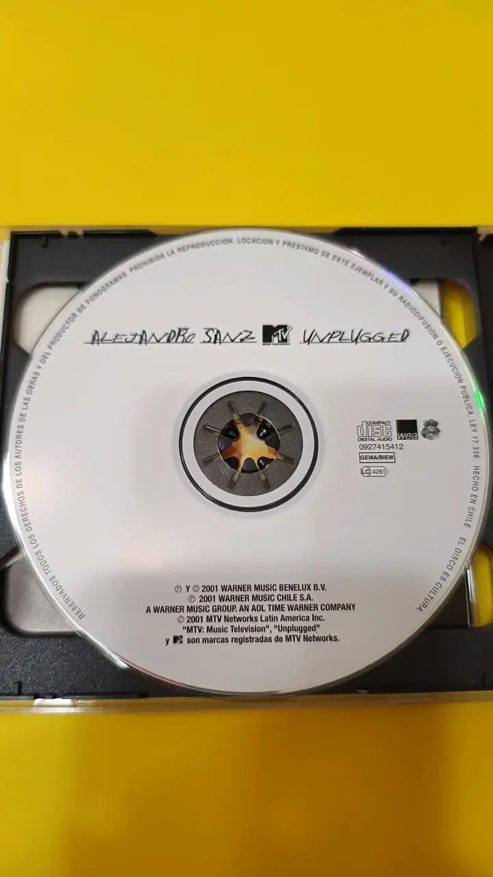 CD Alejandro Sanz MTV Unplugged en buen estado - 2