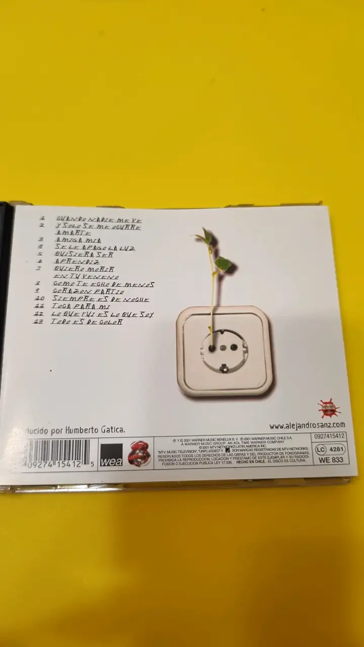 CD Alejandro Sanz MTV Unplugged en buen estado - 3
