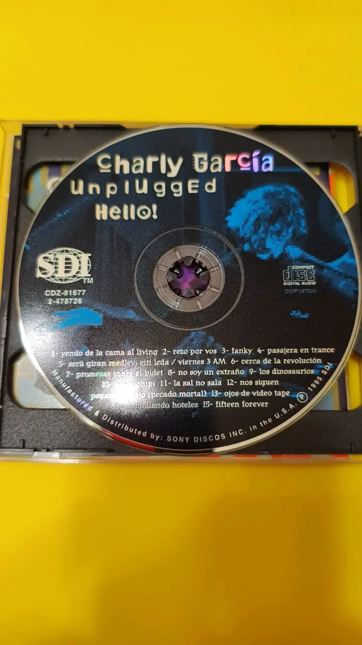CD Charly García Unplugged Hello! - 2