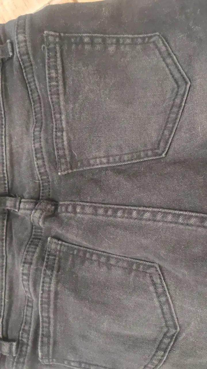 Jeans acampanados negros para niños talla 14 - 3
