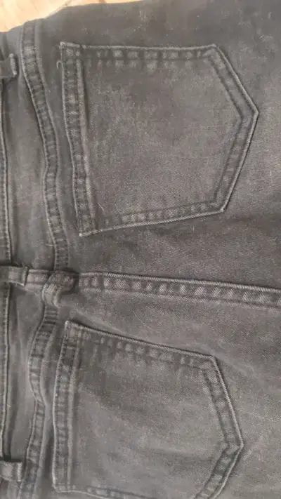 Jeans acampanados negros para niños talla 14 - miniatura 3