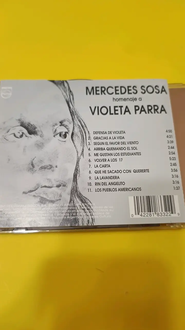 CD Mercedes Sosa Oro Grandes Éxitos - 6