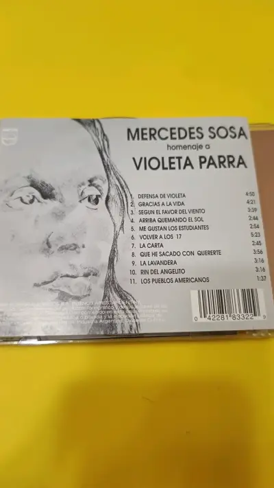 CD Mercedes Sosa Oro Grandes Éxitos - miniatura 6