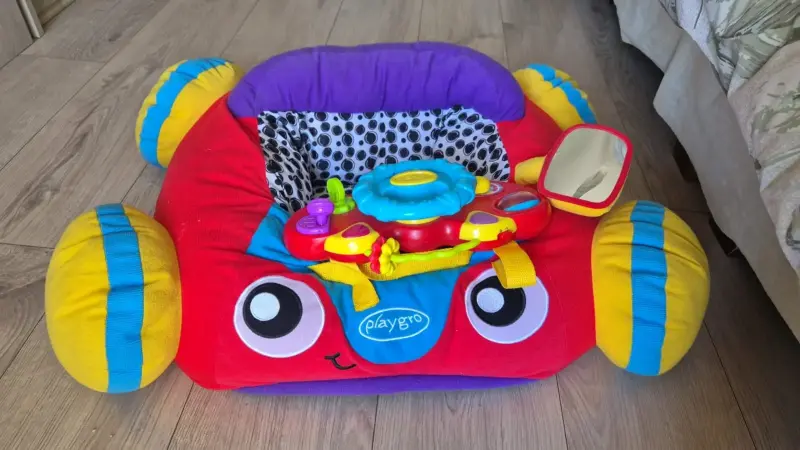 Sillón de actividades para bebé Playgro colorido