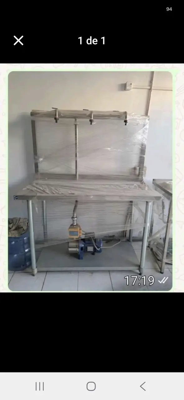 Lavadora y rellenado de acero inoxidable con motor - 2