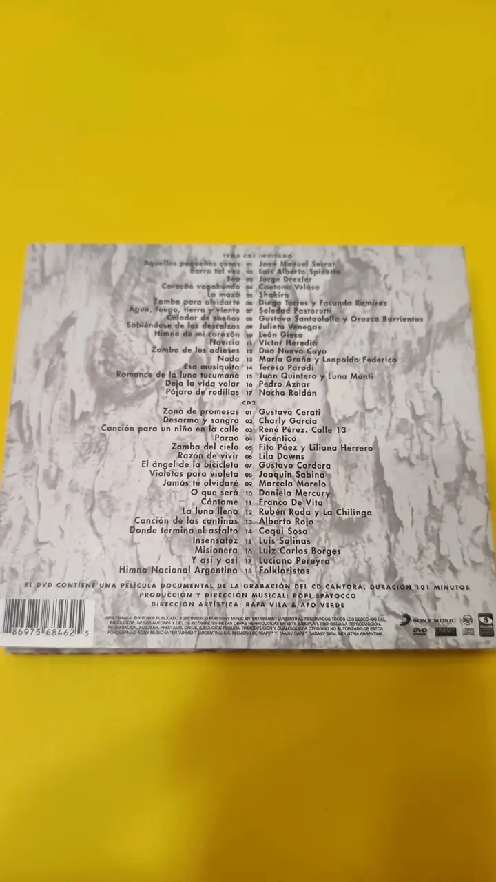 Box set de música Mercedes Sosa Cantora - 2