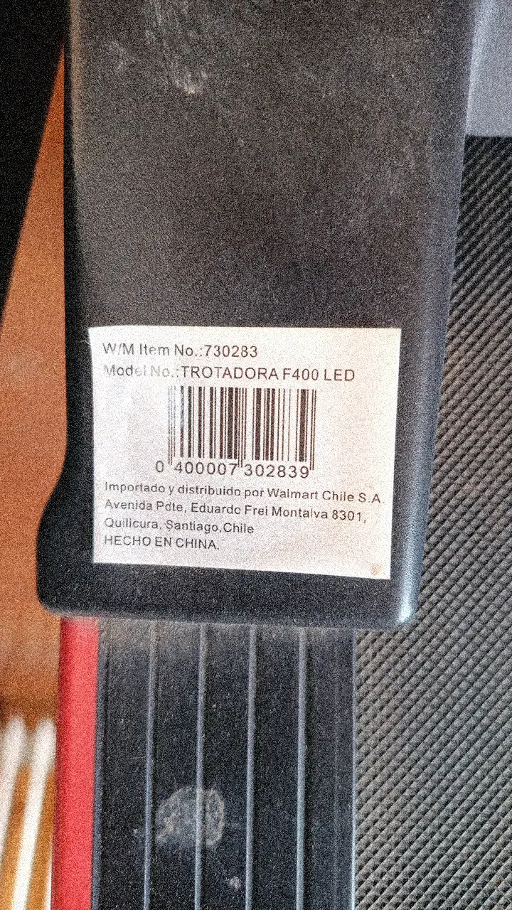 Trotadora Athletic F400 LED plegable - 3