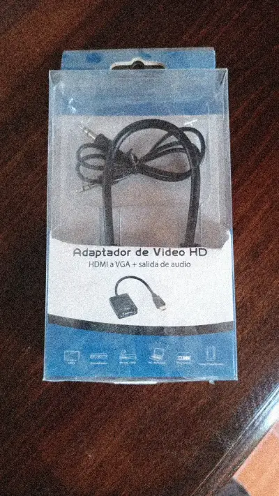 Adaptador de Video HD HDMI a VGA con Audio - miniatura 1
